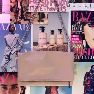 Over the shoulder Express pink purse